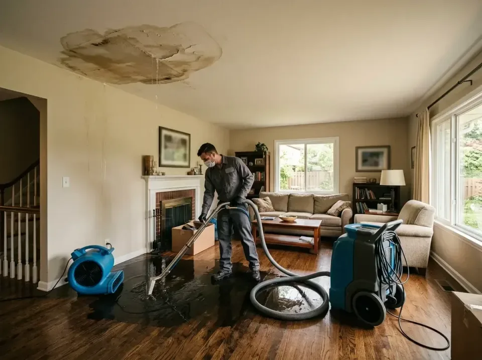 attic-pipe-burst-ceiling-drip-008 — frequently asked questions, Water Damage Restoration & Carpet Care in Maple Heights, OH
